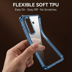 Samsung Galaxy A15 5G Anti-Yellow Electroplating Transparent Airbags Case