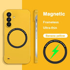 Samsung Galaxy A56 5G Frameless Magnetic Wireless Charging Case - Ultra-Slim Clear MagSafe Compatible Cover