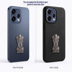Oppo Reno 15 5G Compatible Satyamev Jayate 3D Metal Emblem Sticker