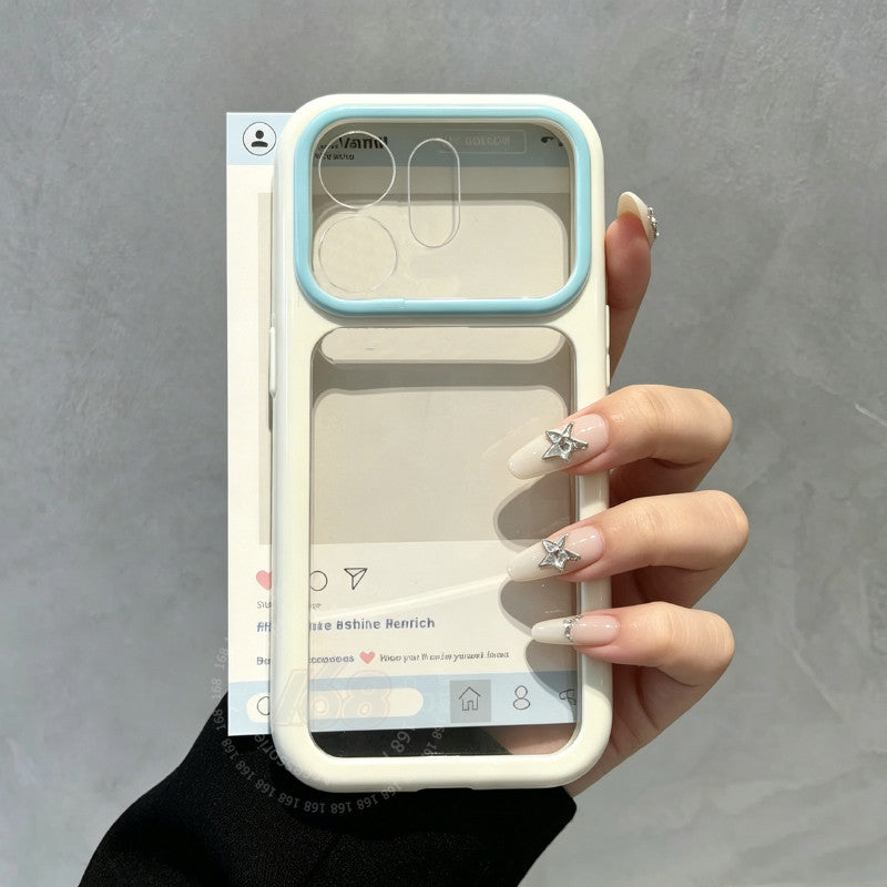 Oppo Reno 15 5G DIY Photo Frame Shockproof TPU Back Case