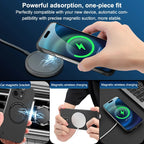 Vivo V70 5G Frameless Magnetic Wireless Charging Case — Ultra-Slim Clear MagSafe Compatible Cover
