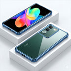 Vivo Y200 5G Anti-Yellow Electroplating Transparent Airbags Case