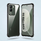 Vivo Y200 5G Anti-Yellow Electroplating Transparent Airbags Case
