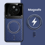 Vivo T4 5G Premium Magsafe Magnetic Leather Lens Protective Case