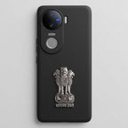 Vivo V50 5G Compatible Satyamev Jayate 3D Metal Emblem Sticker