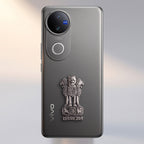 Vivo V50 5G Compatible Satyamev Jayate 3D Metal Emblem Sticker
